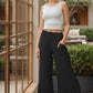 SOLID CASUAL PANTS