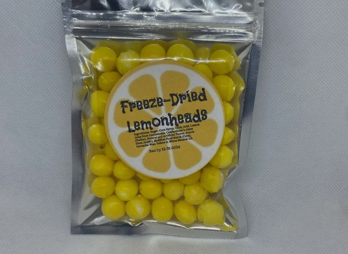 Freeze Dried Lemonhead Candy