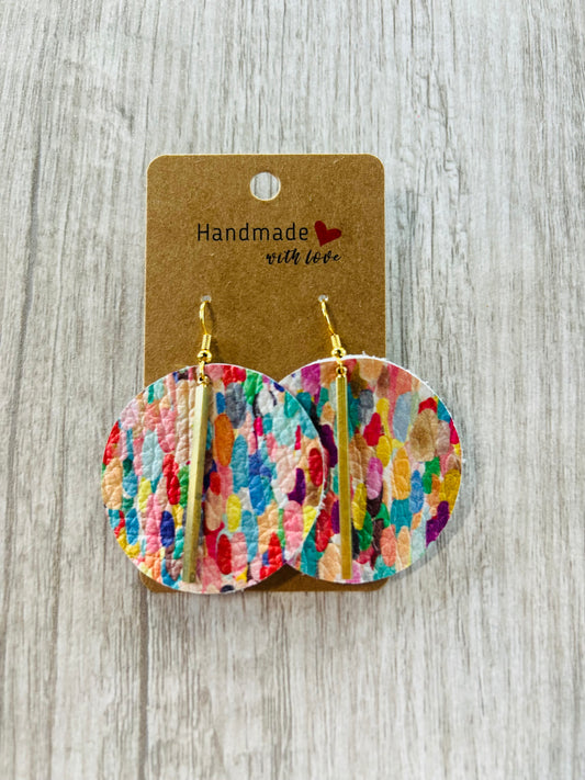 Colorful Round Earrings