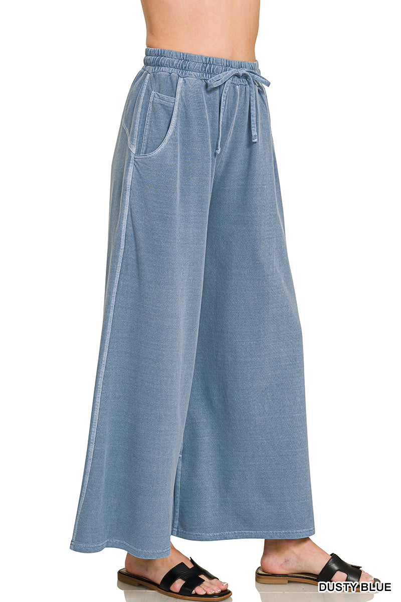 French Terry Washed Pants