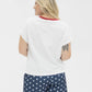 Navy Blue & White Star Shorts