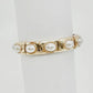 Ribbed Gold Bracelet