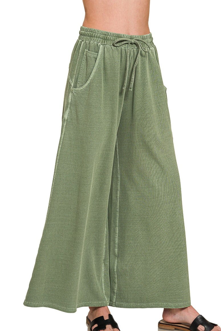 French Terry Washed Pants