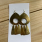 Gold Petal Earrings