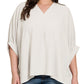 Woven Puff Half Sleeve Top