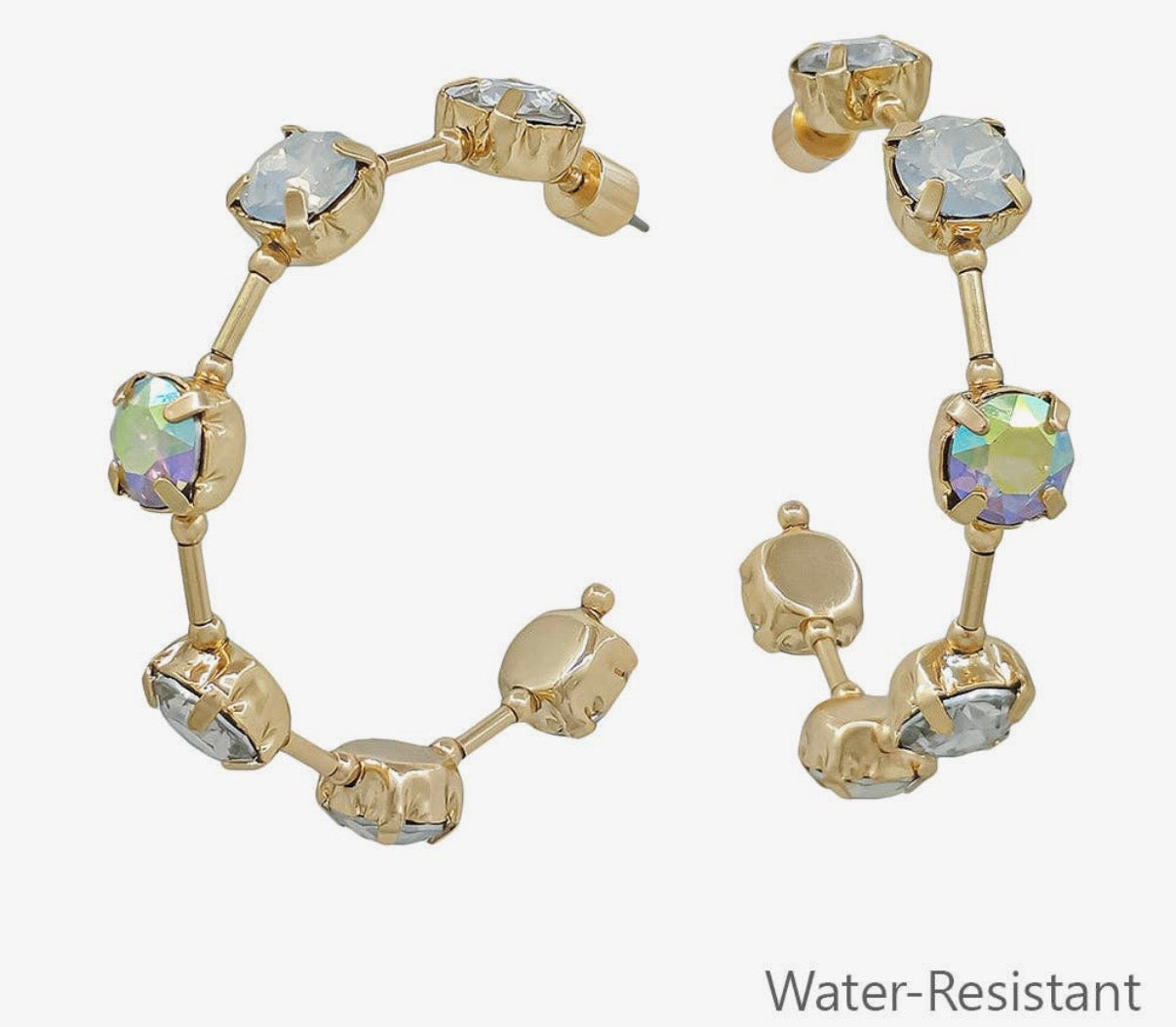 Crystal Hoop Earrings