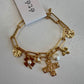 Gold Charm Bracelet