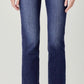Dark High Rise Cropped Jeans
