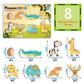 PicassoTiles 8pc Safari Animal Magnetic Action Figures