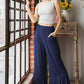 SOLID CASUAL PANTS