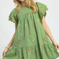 Sage Green Floral Dress