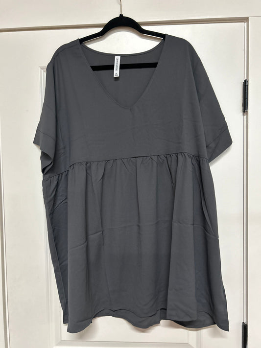 Ash Gray BabyDoll Top