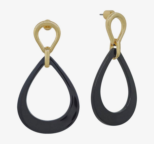 Open Teardrop Earrings