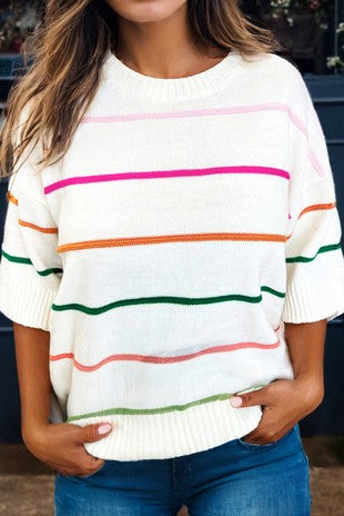 Colorful Stripe Top