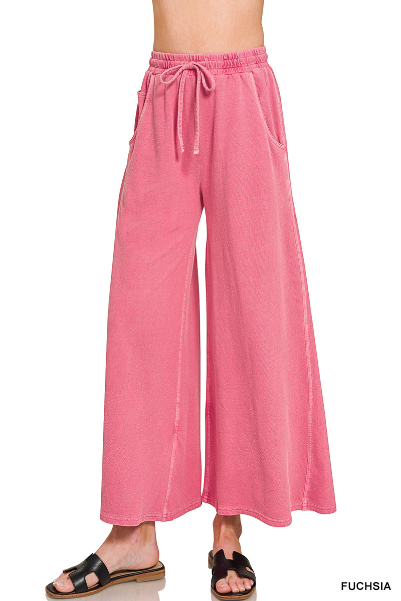 French Terry Washed Pants