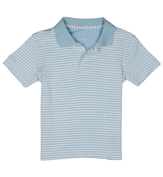Boys Dallas Powder Blue Polo