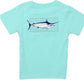 Boys Short Sleeve Swordfish Seafoam Tee