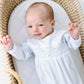 Jacob Smocked Footie - Light Blue