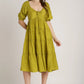 Puff Sleeve Tiered Dress