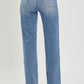 High Rise Straight Jeans