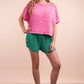 NT11429-Mineral Washed Oversized Crop Comfy Knit Top