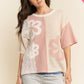 PLUS CASUAL PULLOVER SHORT SLEEVE KNIT TOP