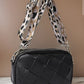 Leopard Strap Crossbody Bag