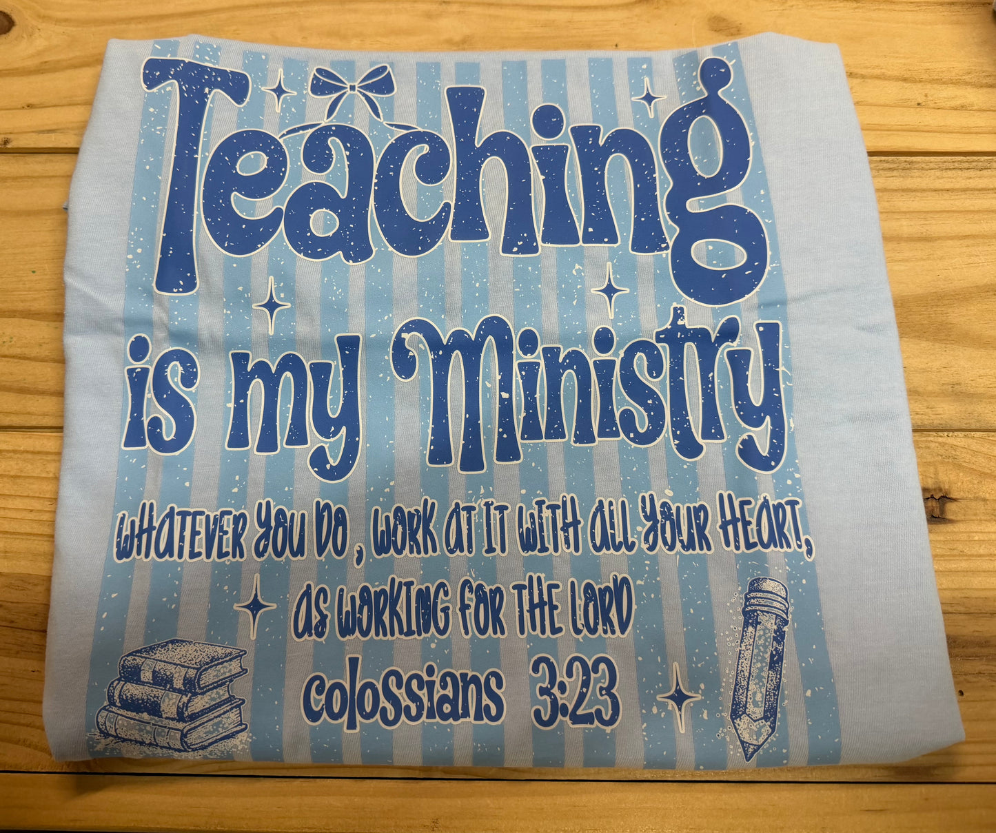 Blue Teaching Tee