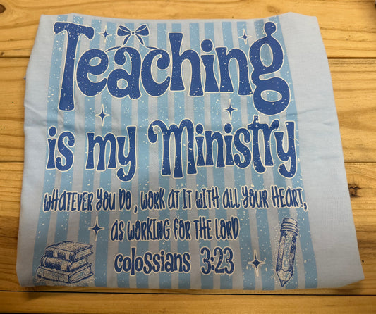 Blue Teaching Tee