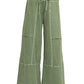 French Terry Wide Leg Pants