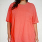 Coral Pocket Tee