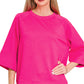 Scuba 3/4 Sleeve Top