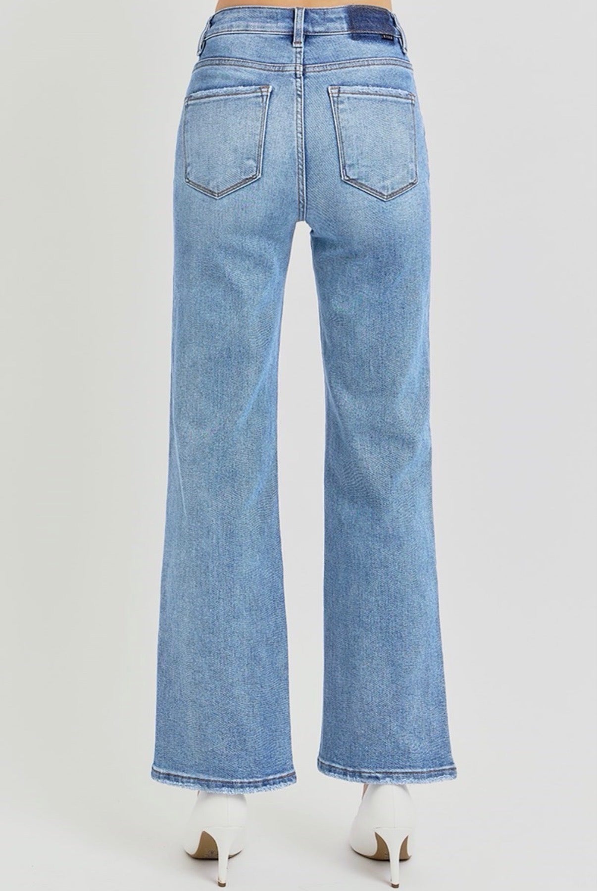 Ankle Straight Relaxed Jeans