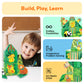PicassoTiles 26 Piece Forest Animal Magnet Tile Set