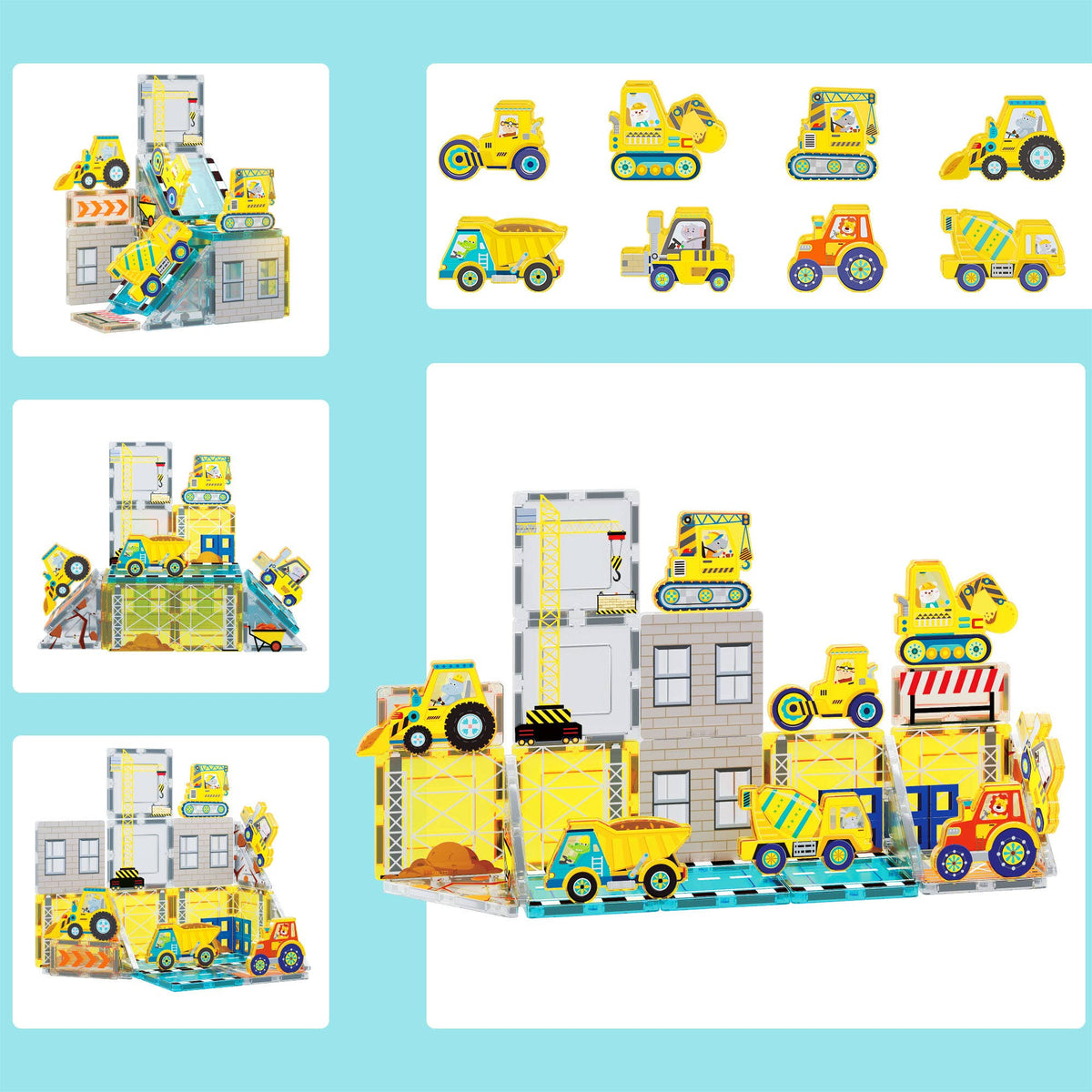 PicassoTiles 26 Piece Magnetic Building Set Playset