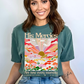 His Mercies Are New Floral Comfort Colors Christian T Shirt