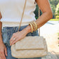 Leigh Quilted Crossbody Nude Quilted DQ