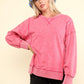 Mineral Washed Oversize Knit Top