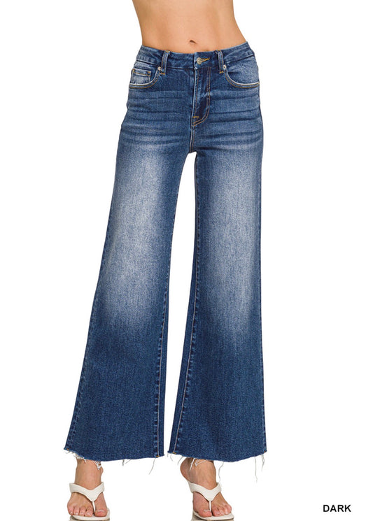 High Rise Flare Bottom Jeans