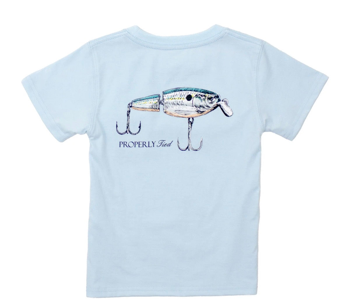 Boys Periwinkle Swimbait Tee