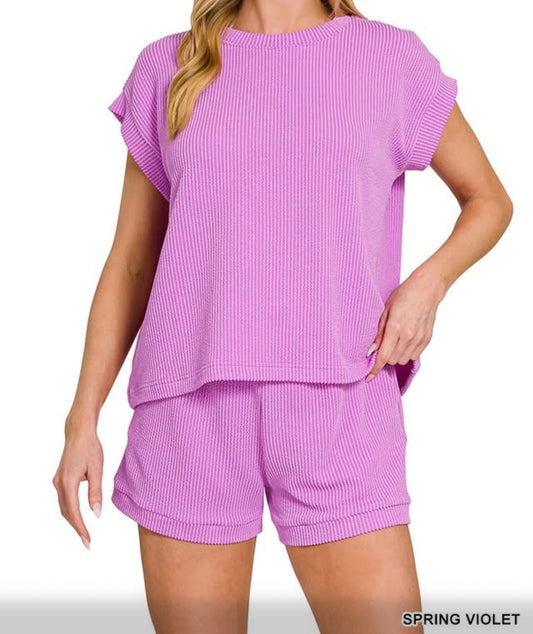 Ribbed Summer Set