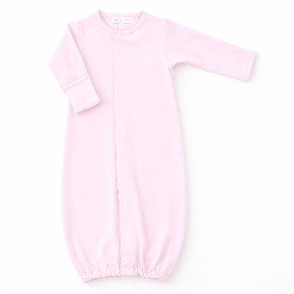 Pink Converter Gown – Baby Girl Newborn Outfit