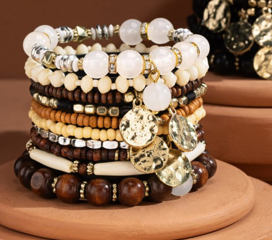 9 Layer Multi Color Bracelet Set