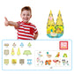 PicassoTiles 52pc Farm Theme Magnetic Tile Building Set
