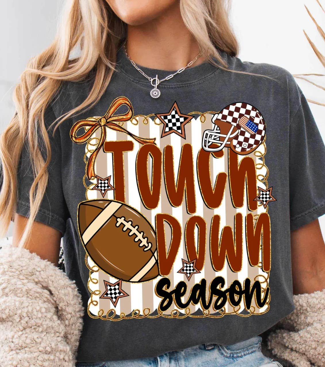 Football Touchdown Season Tee