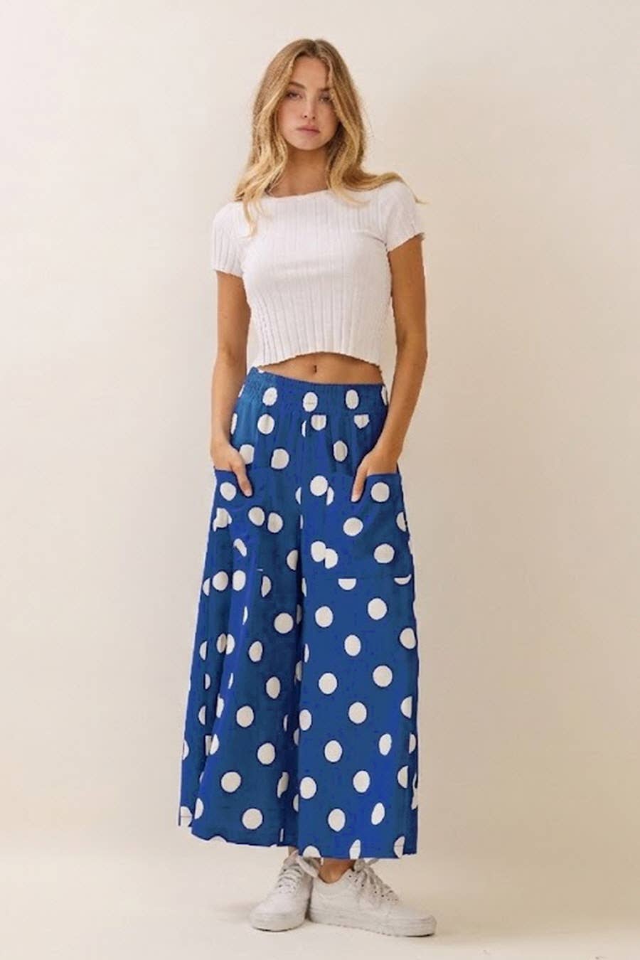Polka Dot Pull-on Pants