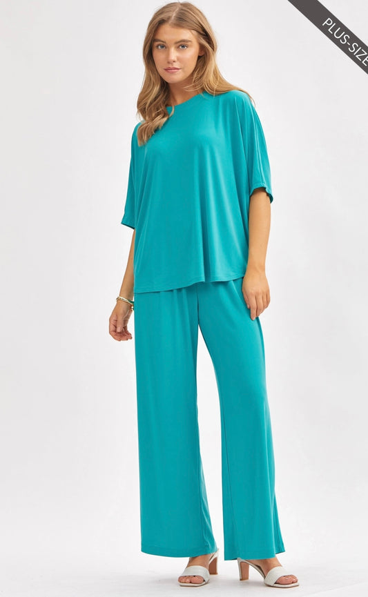 Emerald Green Flows Pants Set