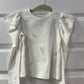 Kids Puff Sleeve White Top
