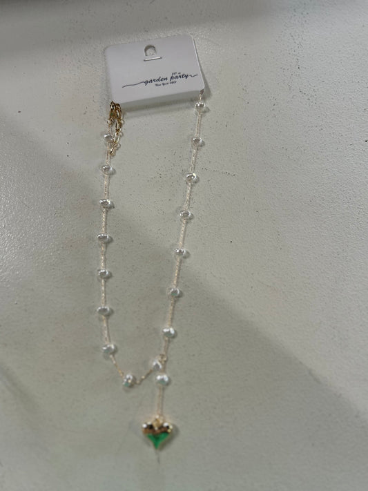 Pearl Heart Necklace