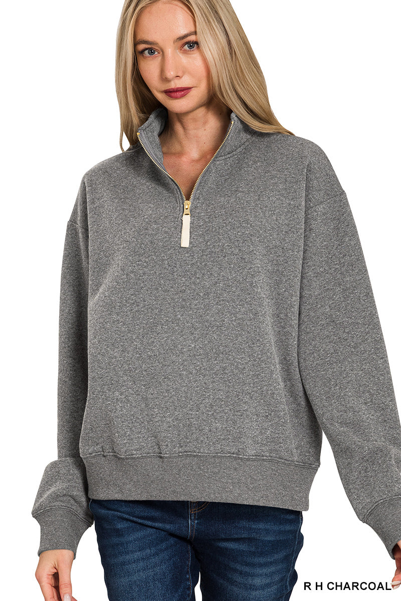 Quarter Zip Fleece Pullover